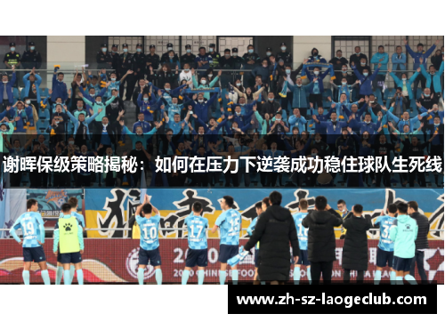 谢晖保级策略揭秘:如何在压力下逆袭成功稳住球队生死线 谢晖保级策略揭秘:如何在压力下逆袭成功稳住球队生死线